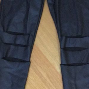 Pleather pants rocker or hip hop costume